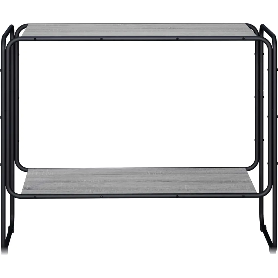 vidaXL Dressoir Grijs Sonoma 93.5 x 38 x 75 cm Bewerkt hout