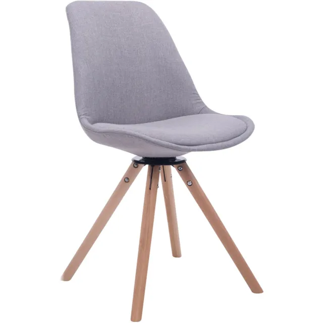 Luxe Comfort Bezoekersstoel - Stof - Grijs