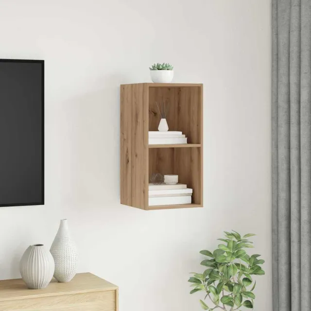 vidaXL Tv-meubelset 37 x 37 x 72 cm Artisan Eiken Bewerkt hout Bruin