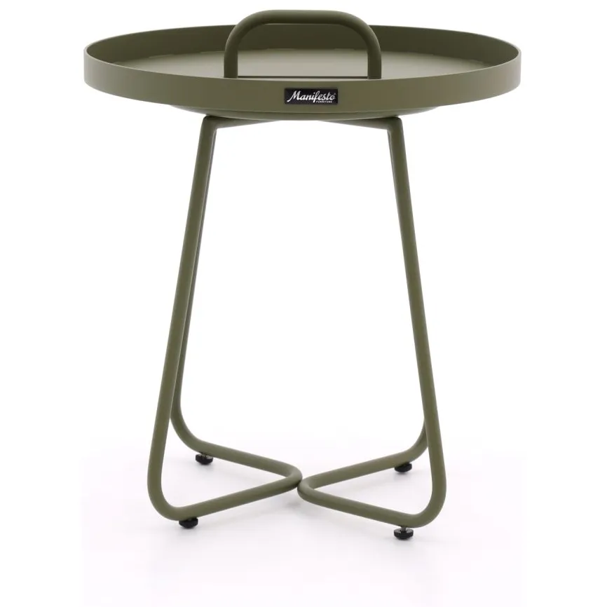 Manifesto Furniture Manifesto Pito bijzet tuintafel ø 50cm (h:55cm) groen, foto 5
