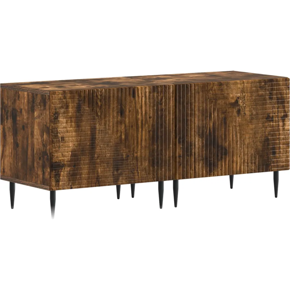 vidaXL 3-delige LED TV-kast Gerookt eiken Bewerkt hout, foto 4