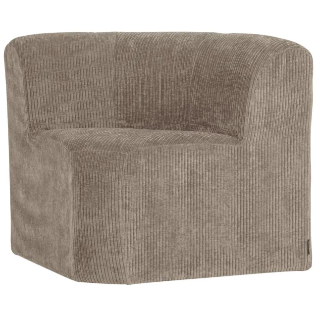 WOOOD Mojo Base eetbank hoek bruin dark sand