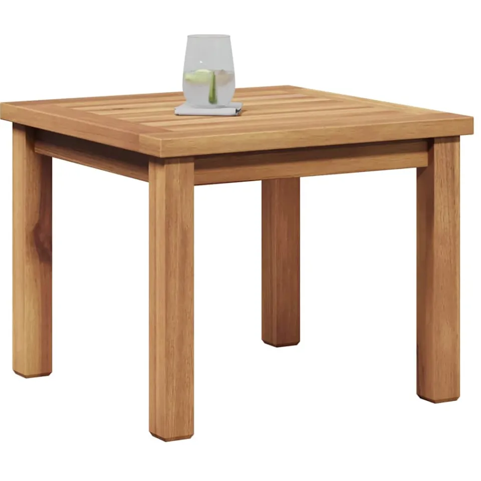 vidaXL Salontafel Bruin 45 x 45 x 36 cm Massief Teakhout