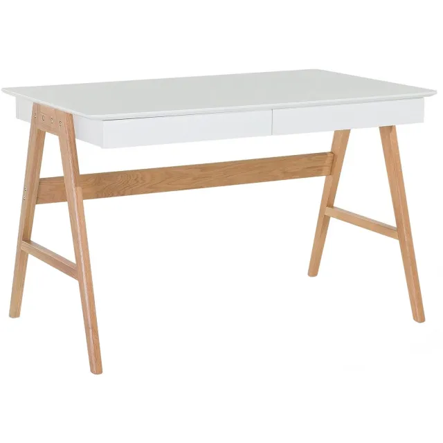 Beliani SHESLAY - Bureau - Wit - MDF