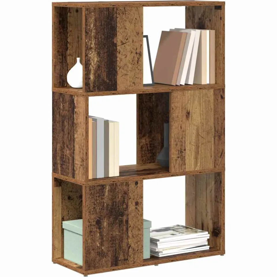 vidaXL Tv-meubelset 60 x 24 x 94,5 cm Bruin Bewerkt hout