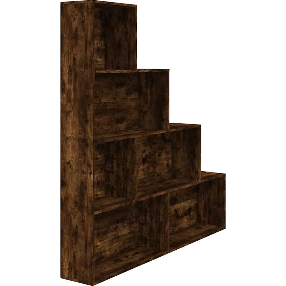 vidaXL Boekenkast 155x24x160 cm gerookt eikenkleurig Bruin