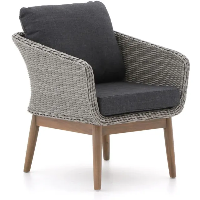 Intenso Furniture Intenso Borgetto/ROUGH-K ø40cm balkon loungeset 3-delig grijs, foto 5