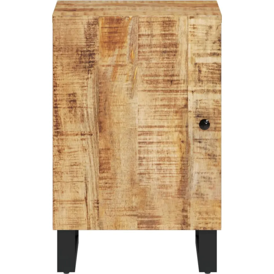 vidaXL Badkamerkast 38x33x58 cm massief mangohout bruin, foto 4