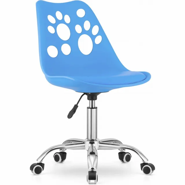Viking Choice PRINT - Bureaustoel kind - in hoogte verstelbaar - blauw