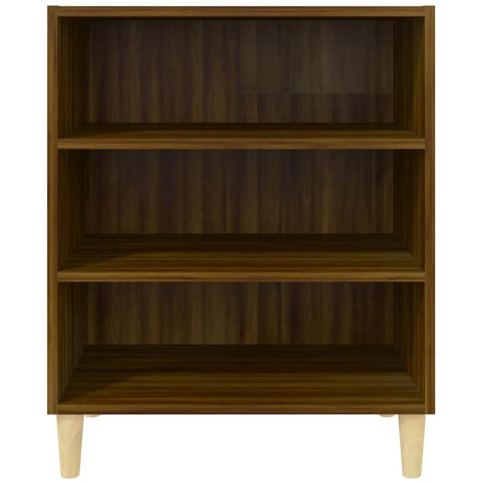 vidaXL Dressoir 57x35x70 cm spaanplaat bruin eikenkleur
