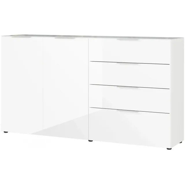 dressoir Sirmione wit Zwart