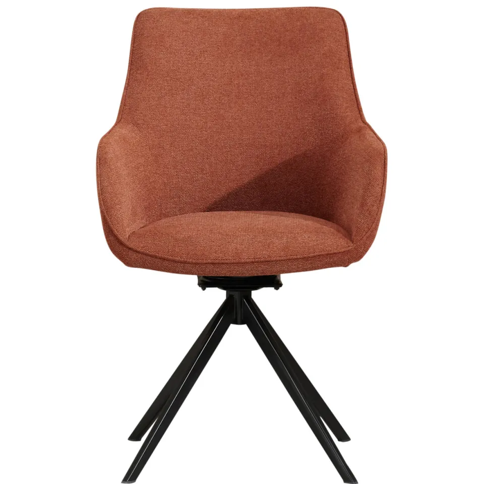 NOUS Living Loren eetkamerstoel baksteenrood brick, foto 4