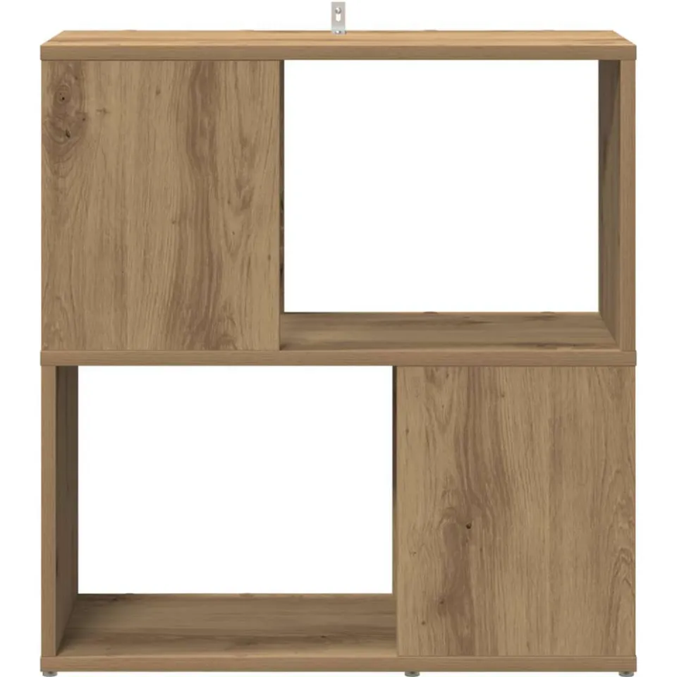 vidaXL Boekenkast 60x24x63 cm bewerkt hout artisanaal eikenkleur, foto 4