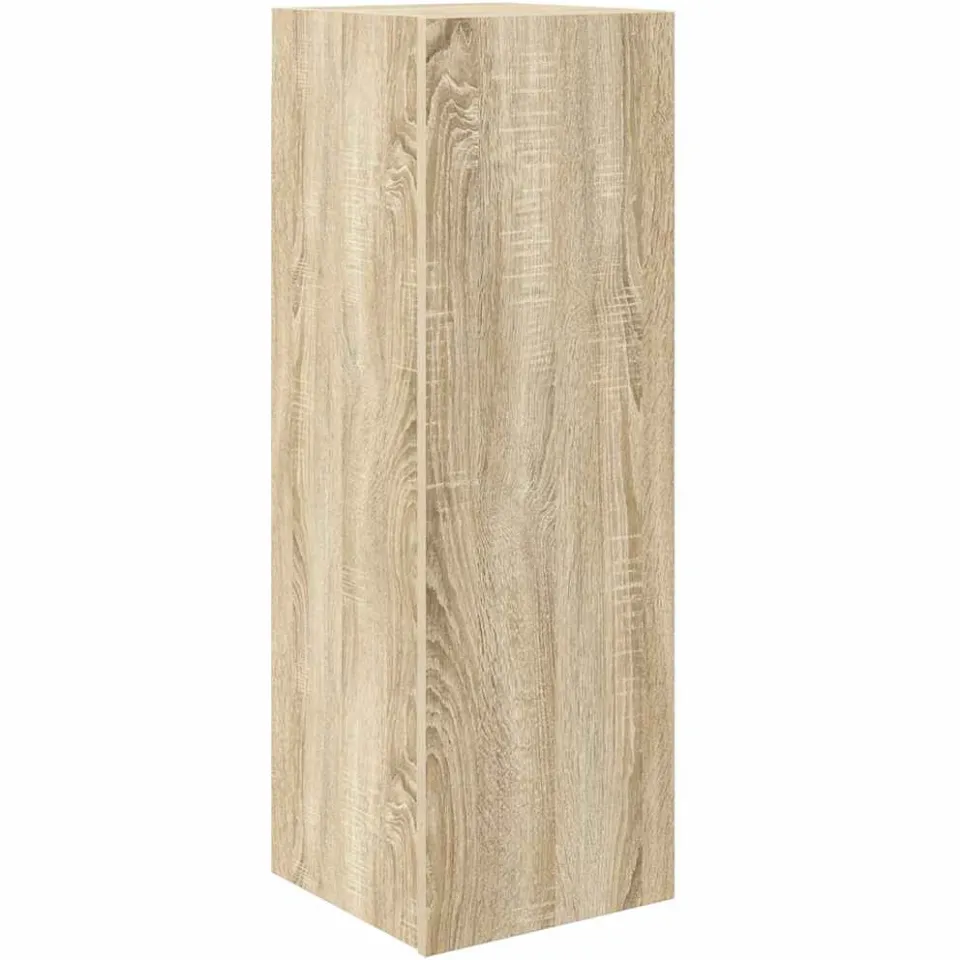 vidaXL 10-delige Tv-meubelset bewerkt hout sonoma eikenkleurig Bruin