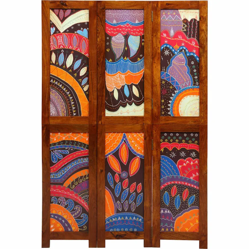 vidaXL Kamerverdeler Honingbruin 105 x 1,5 x 160 cm Massief Acaciahout bruin, foto 2