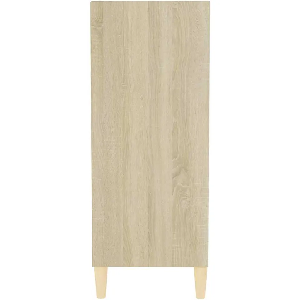 vidaXL Dressoir 57x35x90 cm bewerkt hout sonoma eikenkleurig, foto 4