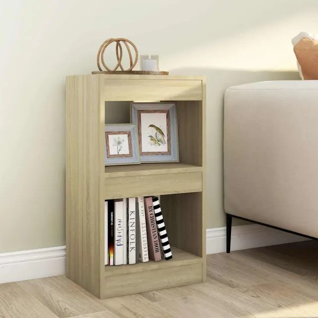 vidaXL Boekenkast/kamerscherm 40x30x72 cm sonoma eikenkleurig Bruin