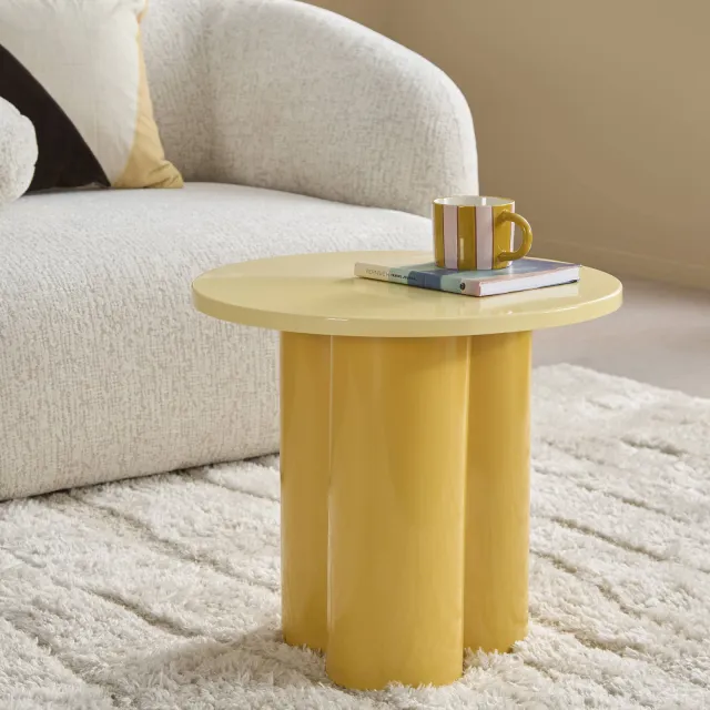 NOUS Living Filo bijzettafel geel, foto 2