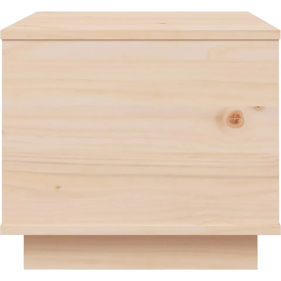 vidaXL Salontafel 40x50x35 cm massief grenenhout bruin, foto 4