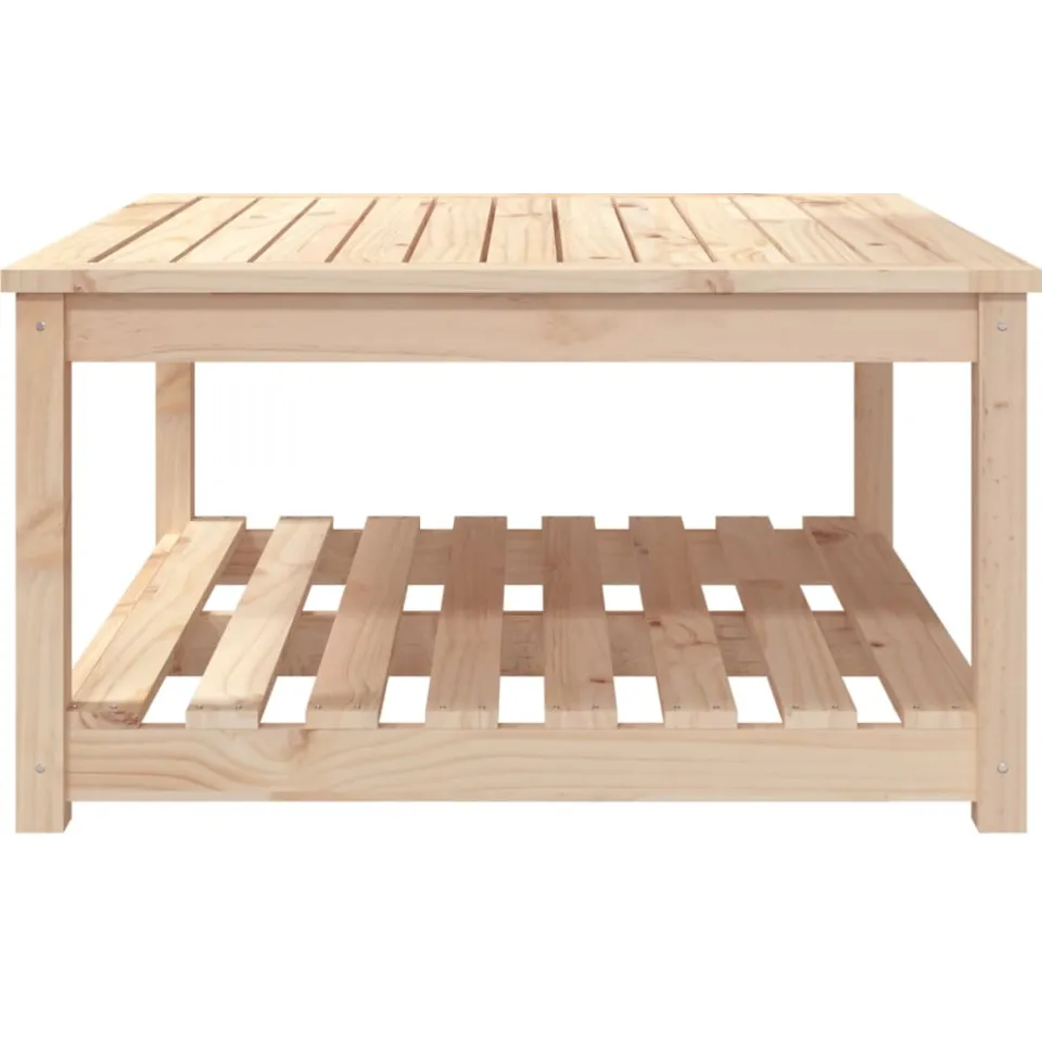 vidaXL Tuintafel 82,5x82,5x45 cm massief grenenhout bruin, foto 4