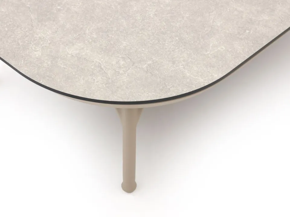 Tierra Outdoor Nora lounge tuintafel 120x70x25cm taupe, foto 4