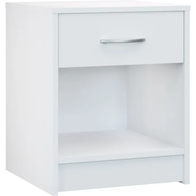 Casaria Nachtkastje met Lade – 50x40x35cm Extra Opbergvak - Wit