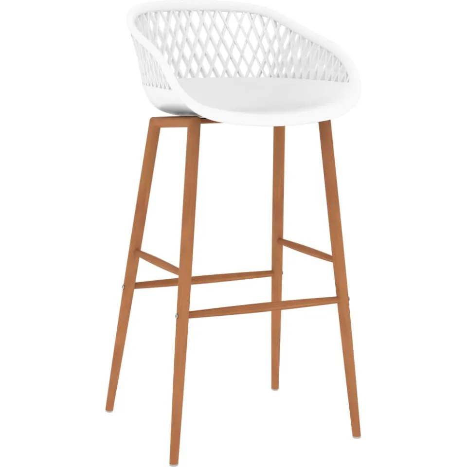 vidaXL Barstoelen 2 st wit, foto 2