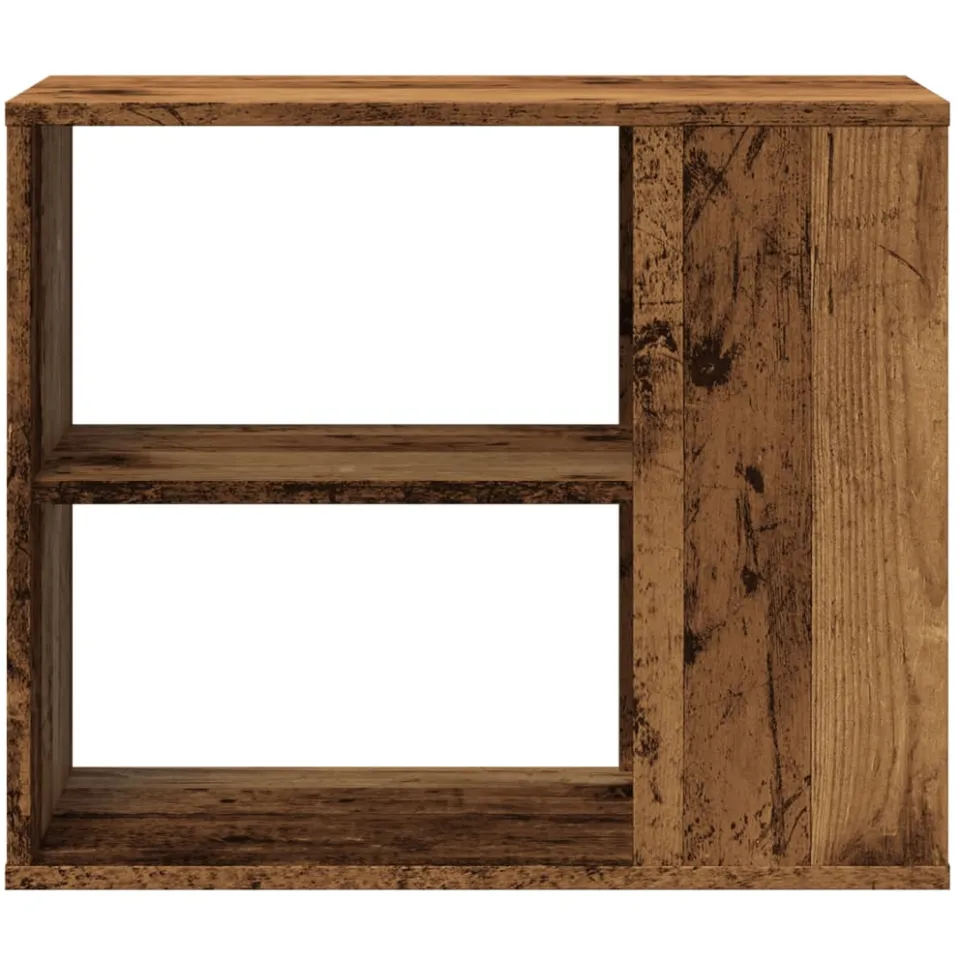 vidaXL Bijzetkast 60x30x50 cm bewerkt hout oud houtkleurig bruin, foto 4