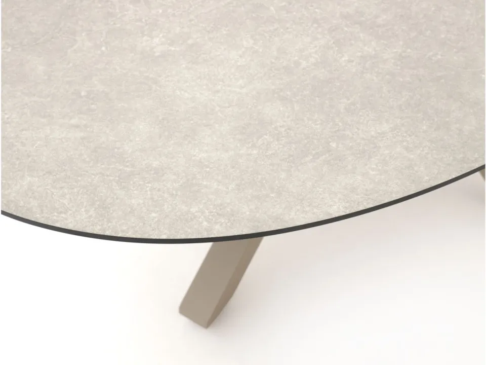 Tierra Outdoor Oblong dining tuintafel 200x110x75cm taupe, foto 5