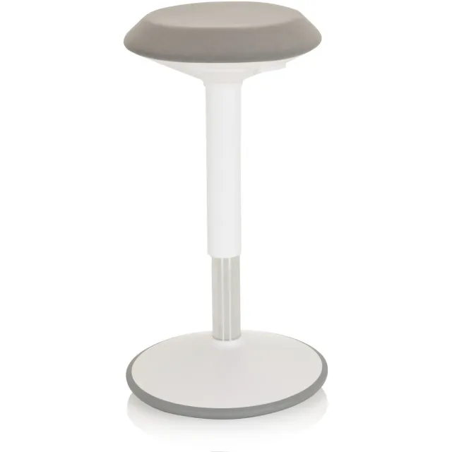 hjh office Staande kruk / Stahulp BALANCE SIT III W Stof wit / grijs hjh OFFICE Wit/Grijs