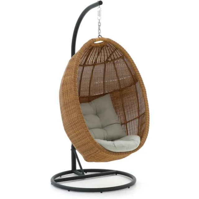 Manifesto Furniture Manifesto Lucana hangstoel met standaard Taupe
