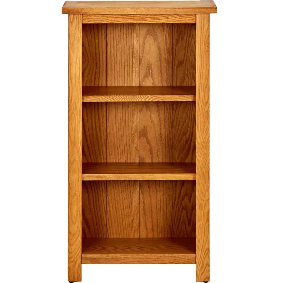 vidaXL Boekenkast 45x22,5x82 cm massief eikenhout, foto 2