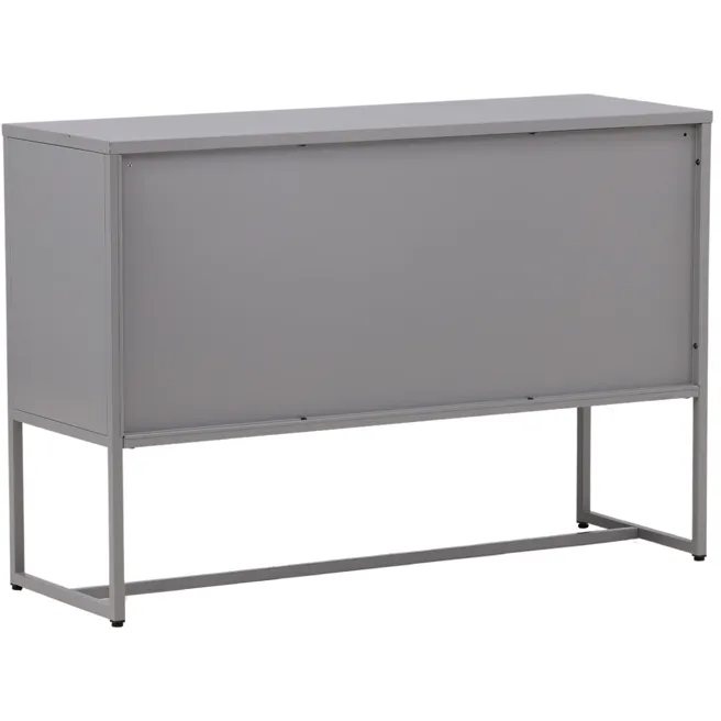Nest living Sita metalen dressoir grijs - 120 x 80 cm, foto 3
