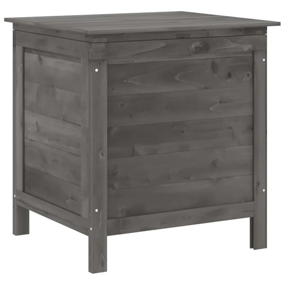 vidaXL Tuinbox 50x49x56,5 cm massief vurenhout antracietkleurig, foto 3
