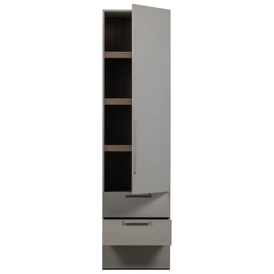 WOOOD Rens kledingkast 1-deurs pebble grey, foto 3