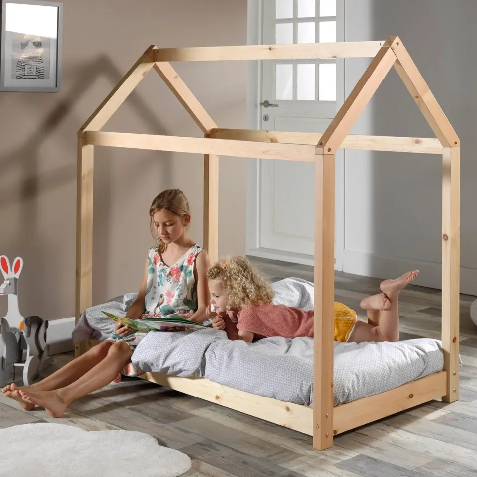 kleuterbed Dreamhouse-N naturel, foto 3