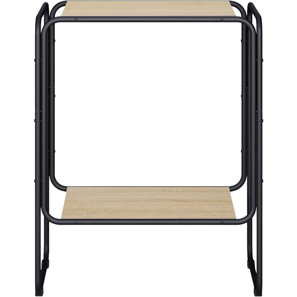 vidaXL Dressoir Sonoma Eiken 60 x 38 x 75 cm Bewerkt hout Bruin