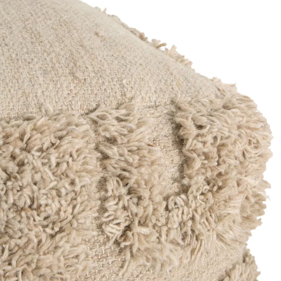 NOUS Living poef Lou beige, foto 4