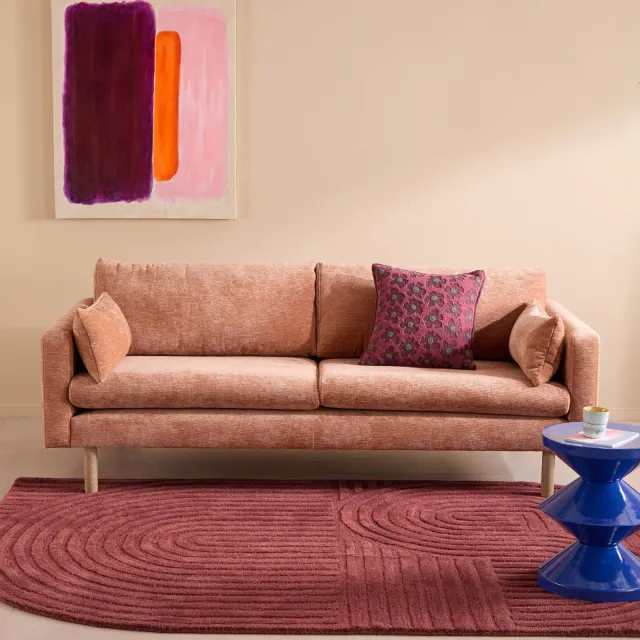 NOUS Living 3-zitsbank Adam roze, foto 2