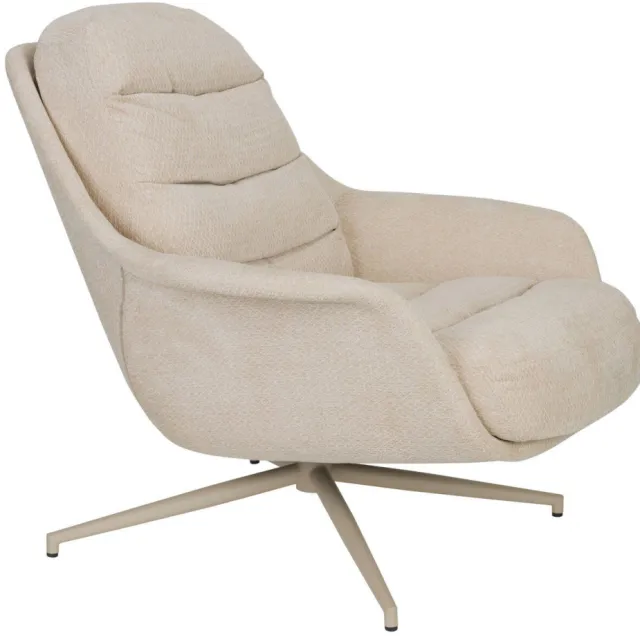 Zuiver loungestoel/fauteuil Philly Naturel