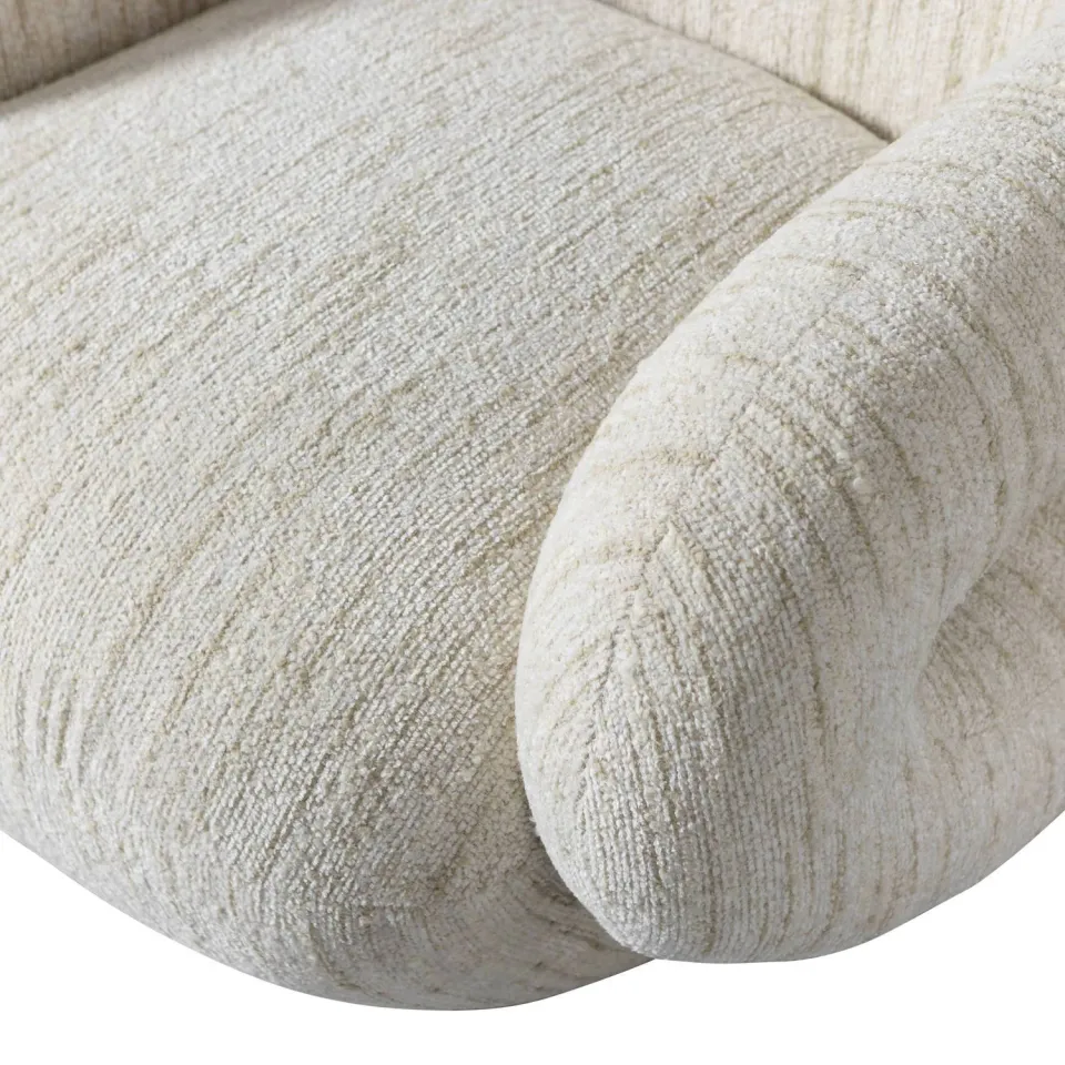 WOOOD Folke Fauteuil - Chenille - Oudroze Melange - 70x88x88, foto 7