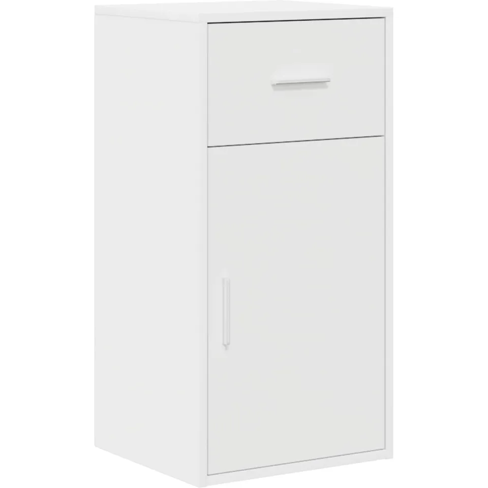 vidaXL Dressoir met lade Wit 38 x 34 x 75 cm, foto 3