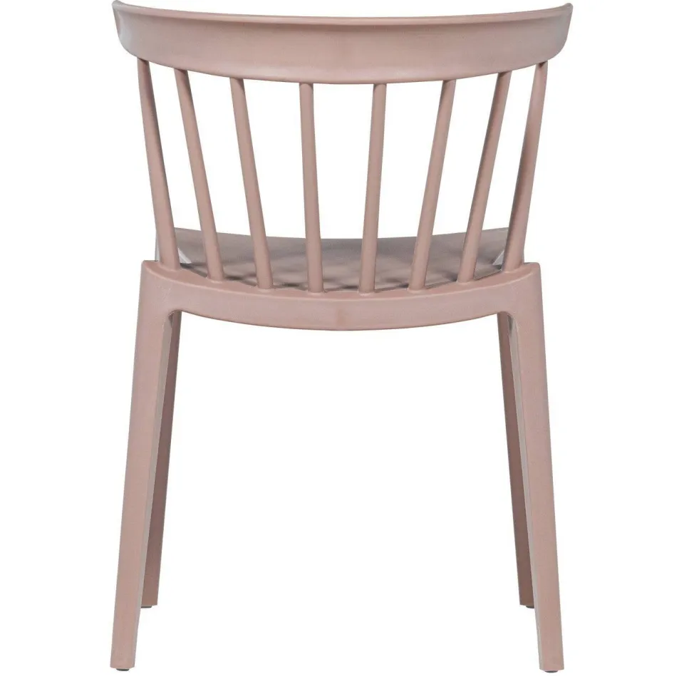 WOOOD Bliss Tuinstoelen - Kunststof - Jadegroen - Set van 2 salmon pink, foto 3