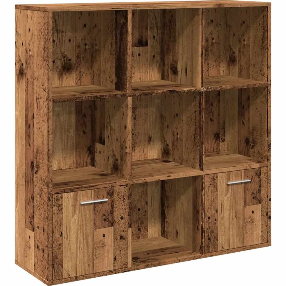 vidaXL Boekenkast 98x29x97,5 cm bewerkt hout oud houtkleurig bruin, foto 3