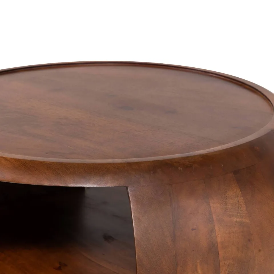 WOOOD Cole Salontafel - Mango Hout - Bruin - 36x72x72, foto 5