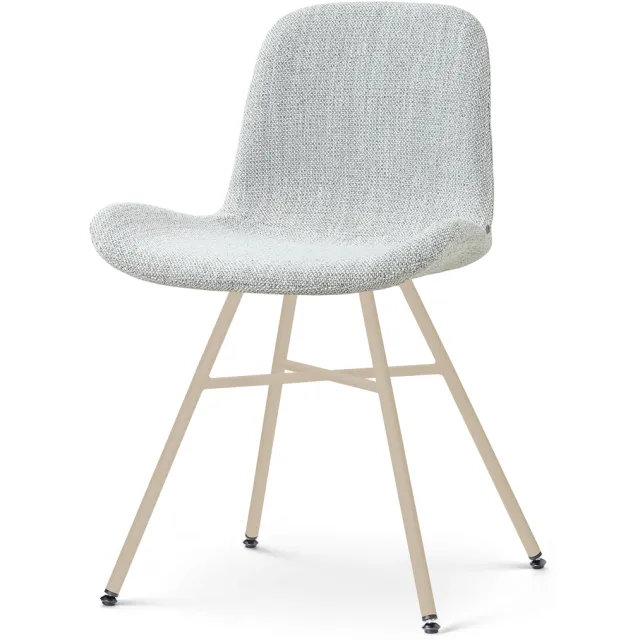 Nolon Noa-Fé eetkamerstoel grijs melange - beige onderstel