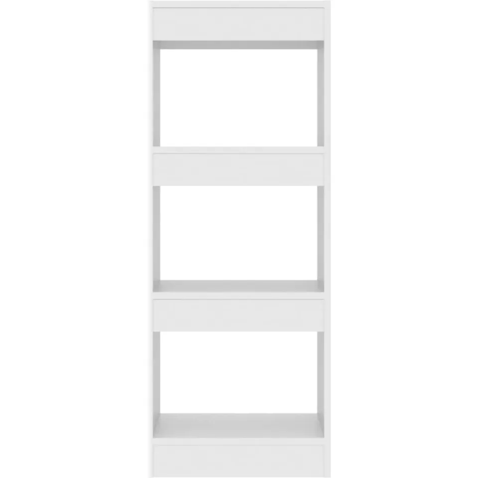 vidaXL Boekenkast/kamerscherm 40x30x103 cm bewerkt hout wit, foto 4