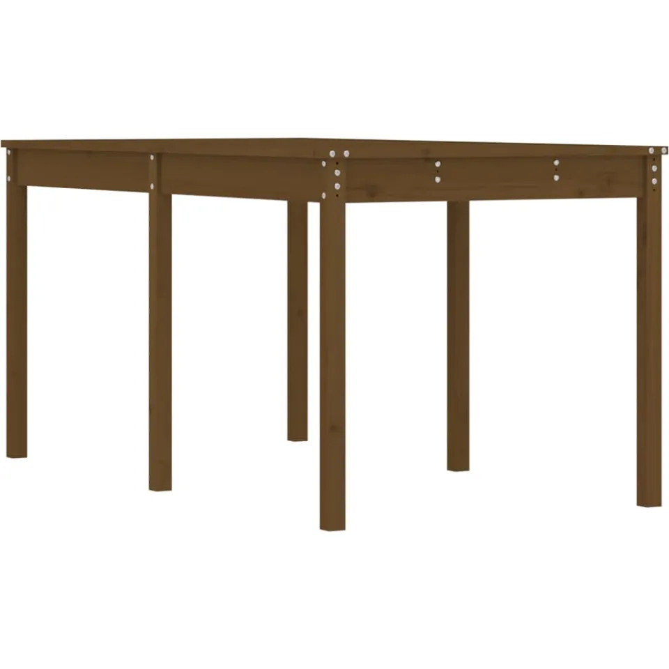 vidaXL Tuintafel 159,5x82,5x76 cm massief grenenhout honingbruin