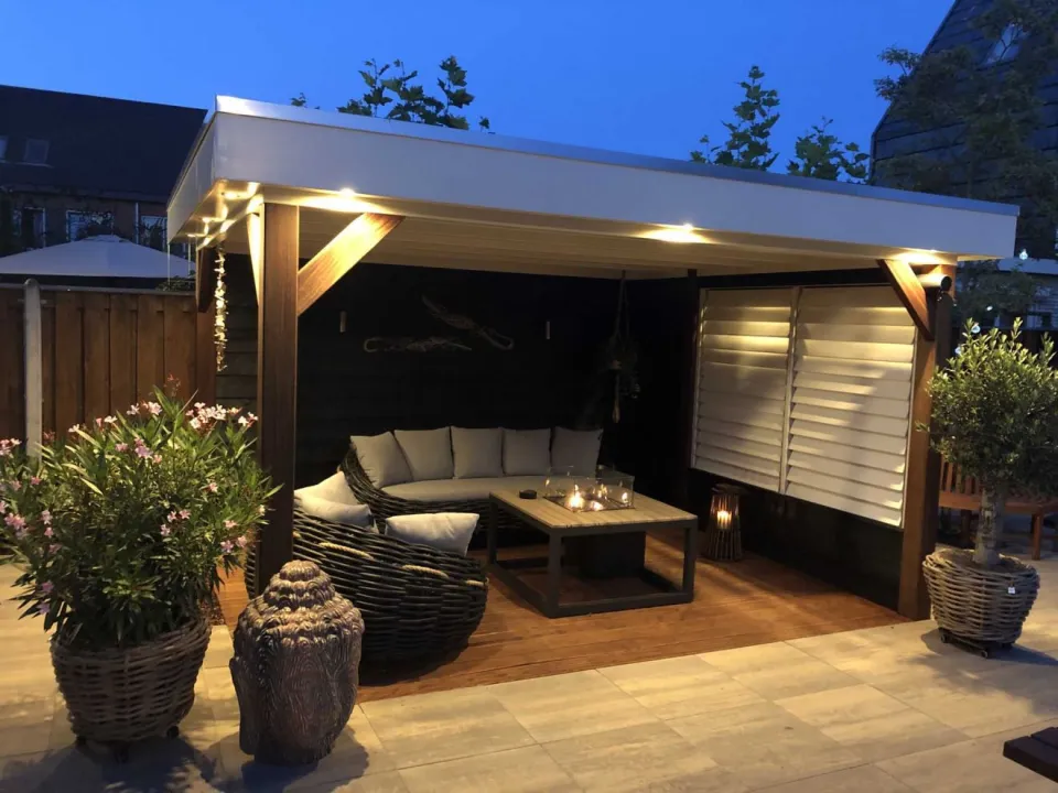 Apple Bee Cocoon lounge tuinstoel zwart, foto 3