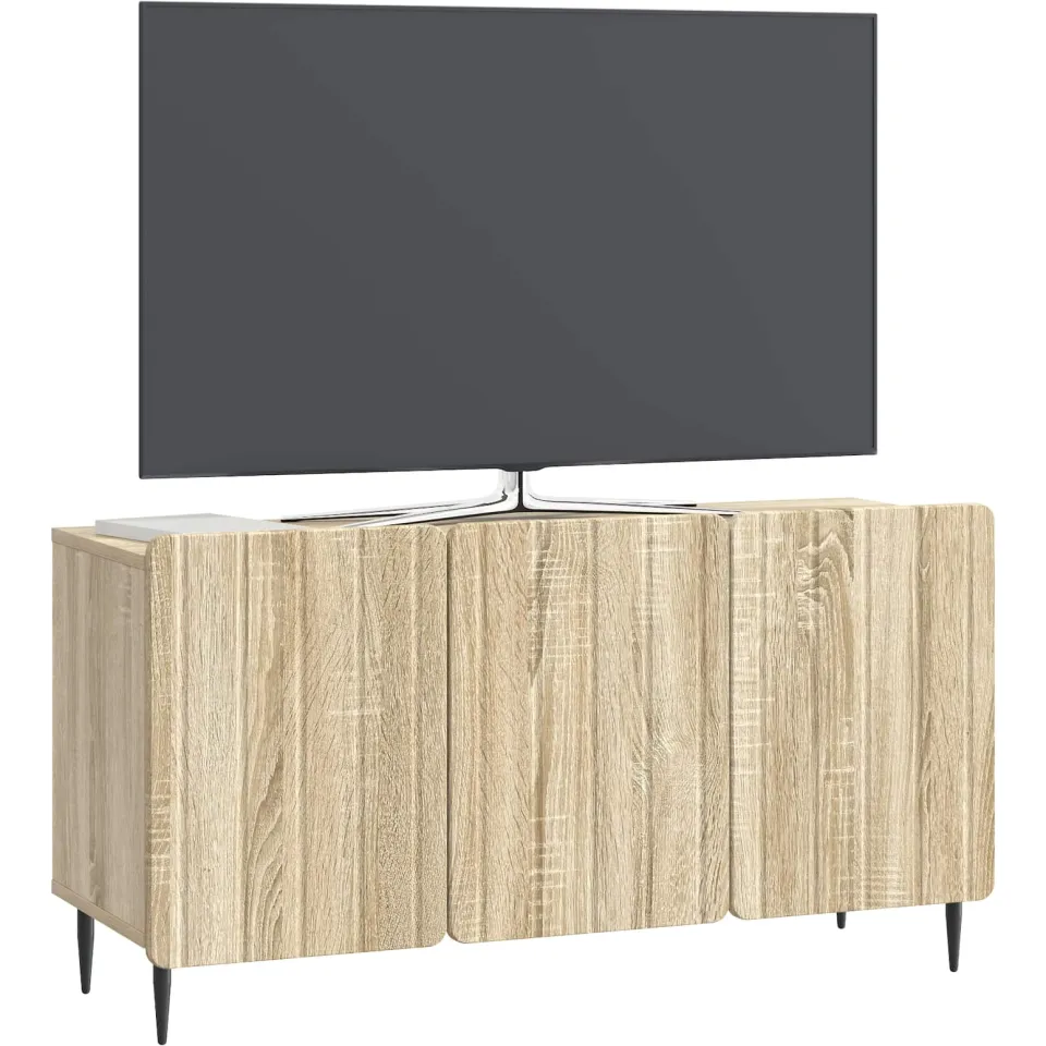 vidaXL TV-kast 99 x 34,5 x 52 cm Sonoma Eiken Bewerkt hout Bruin